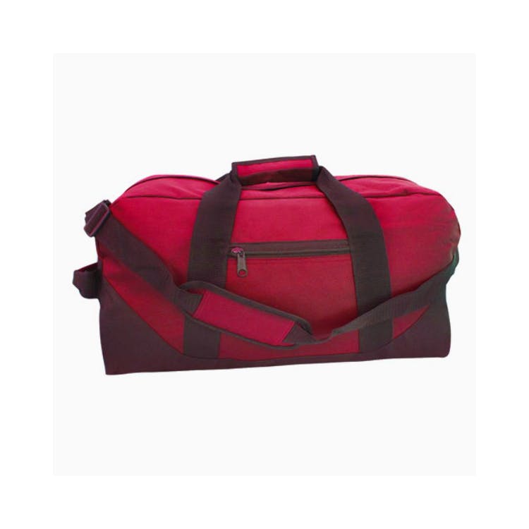 21" Duffel Bags - Red with Black 2
