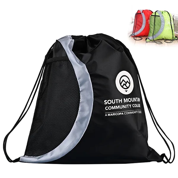 Arches Drawstring Backpack With Mesh Pocket 4