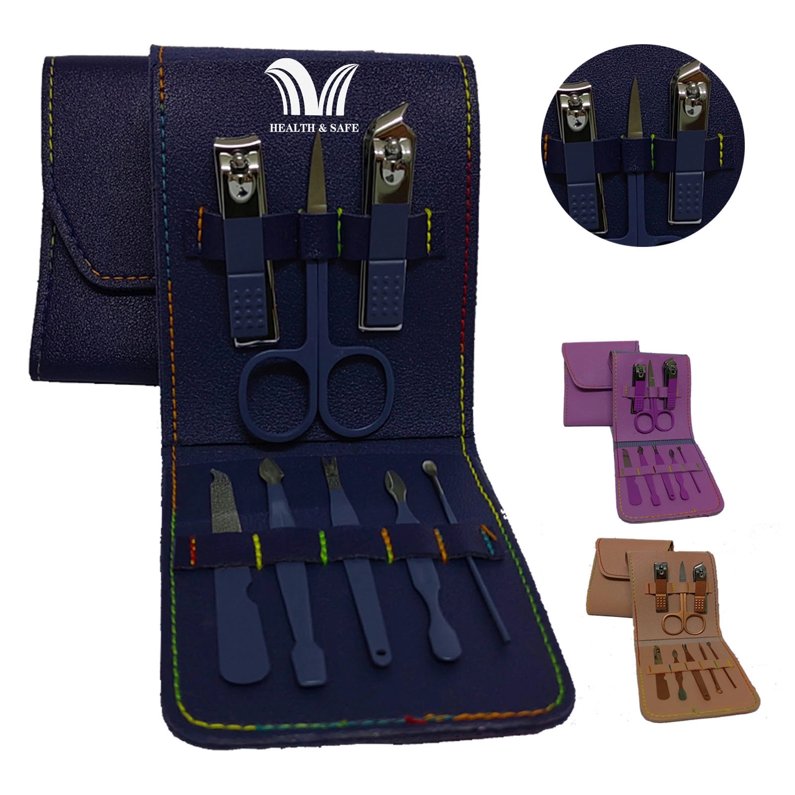 Stainless Steel Nail Scissors 8 Pcs Set 2