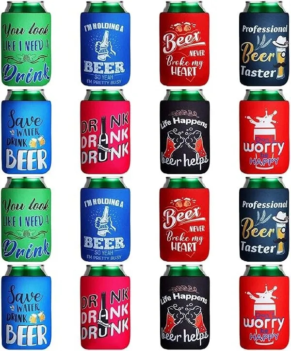 Neoprene Collapsible Can Cooler Sleeves 3