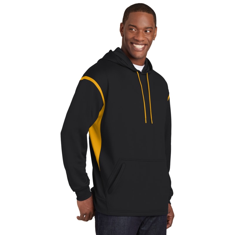 Sport-Tek Tech Fleece Colorblock Hooded Sweatshirt. 11