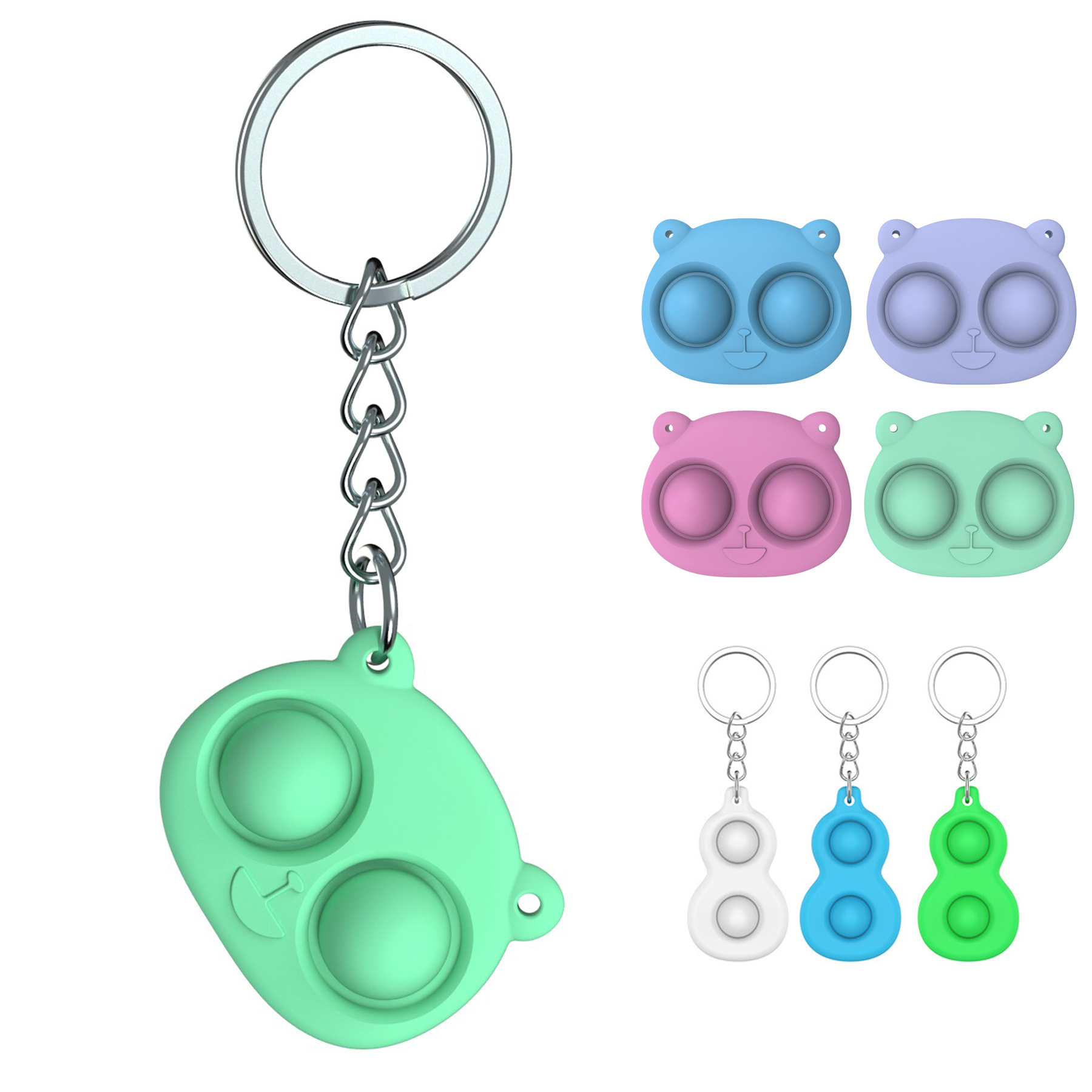 Push Pop Bubble Keychain 1