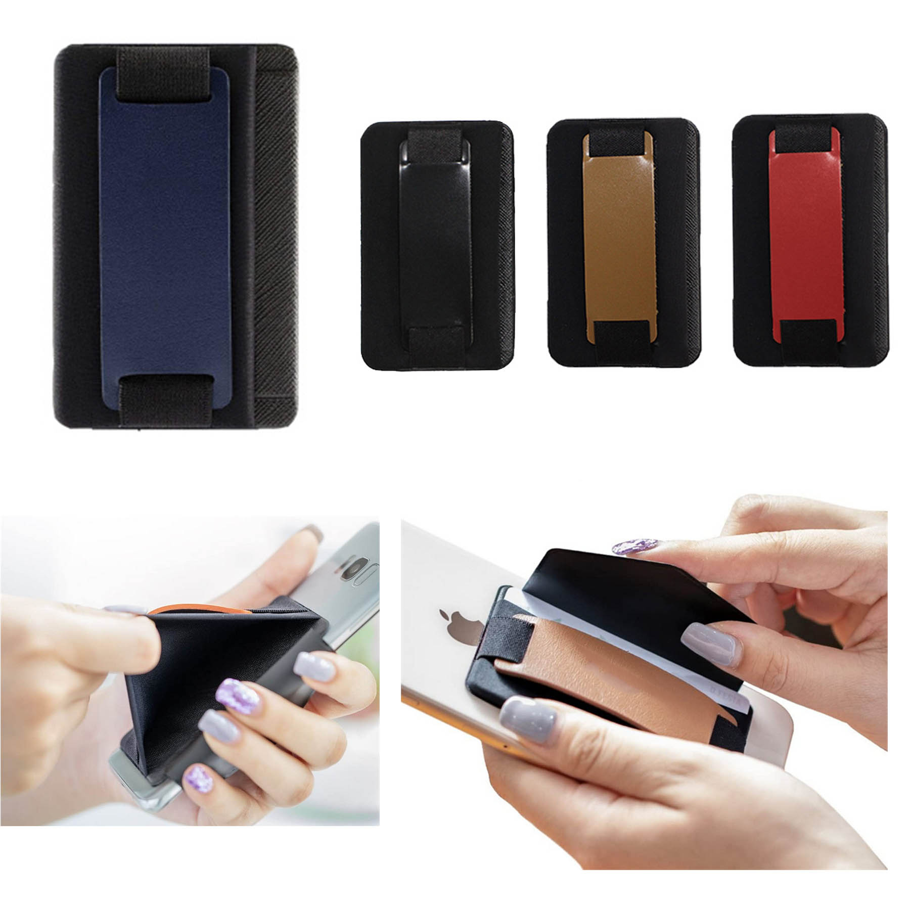 Phone Grip Card Holder With Phone Stand 2