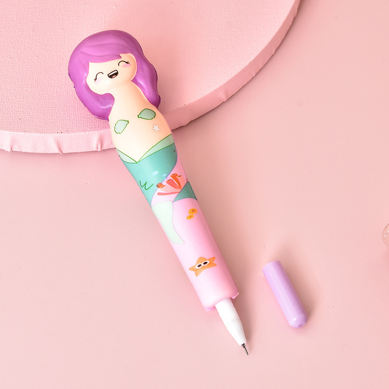 2 in 1 Squishy Flamingo Ball Pen and Squeeze Toy 2