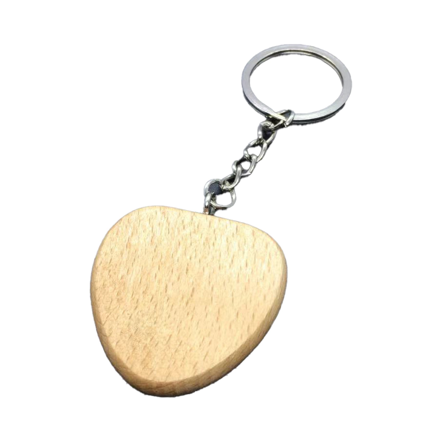 Laser Engraved Wooden Key Chain 5
