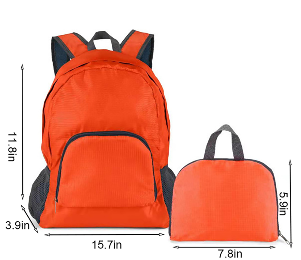 Foldable Backpack With Side And Front Pockets 3