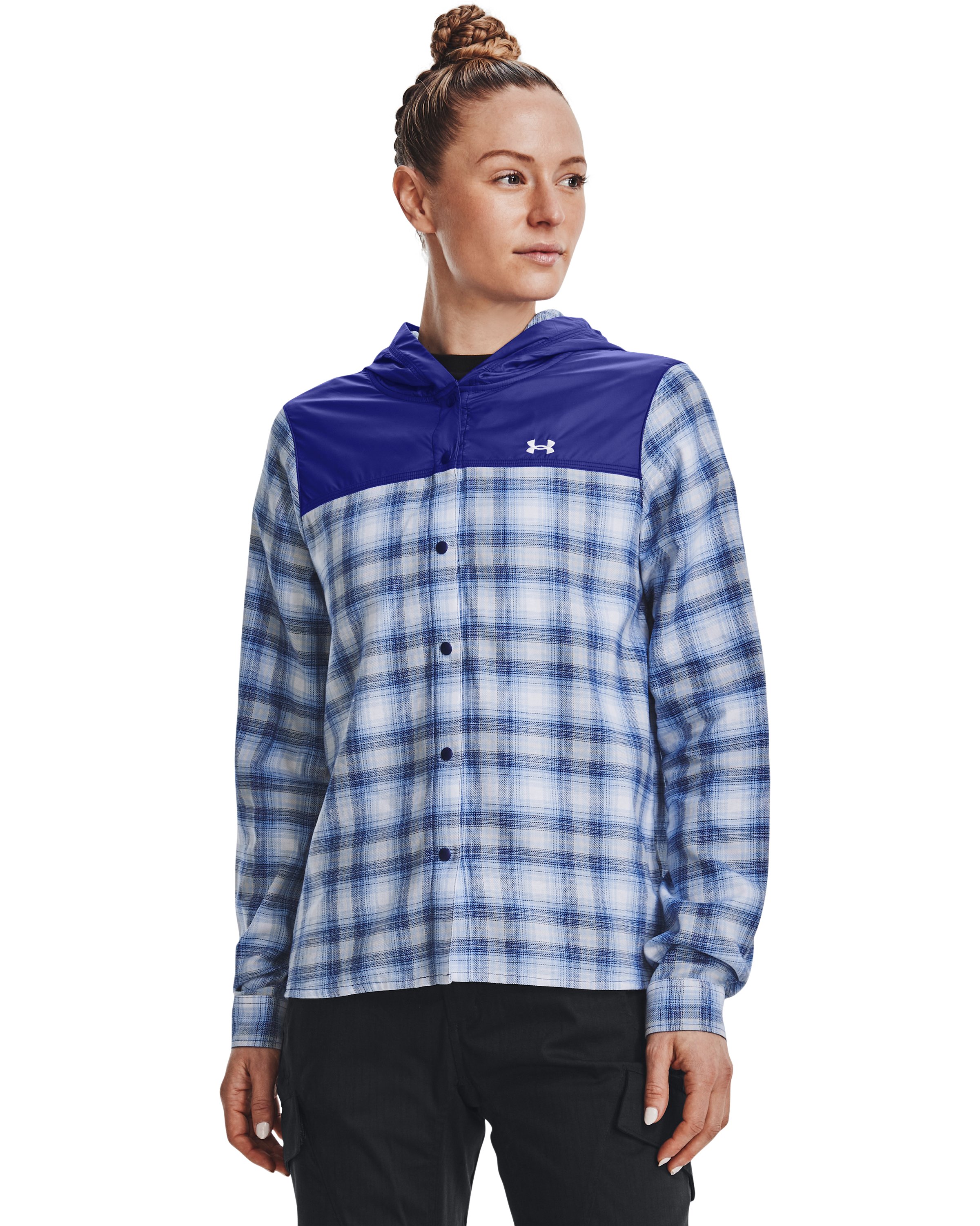 Women's UA Tradesman Flannel Hoodie  4