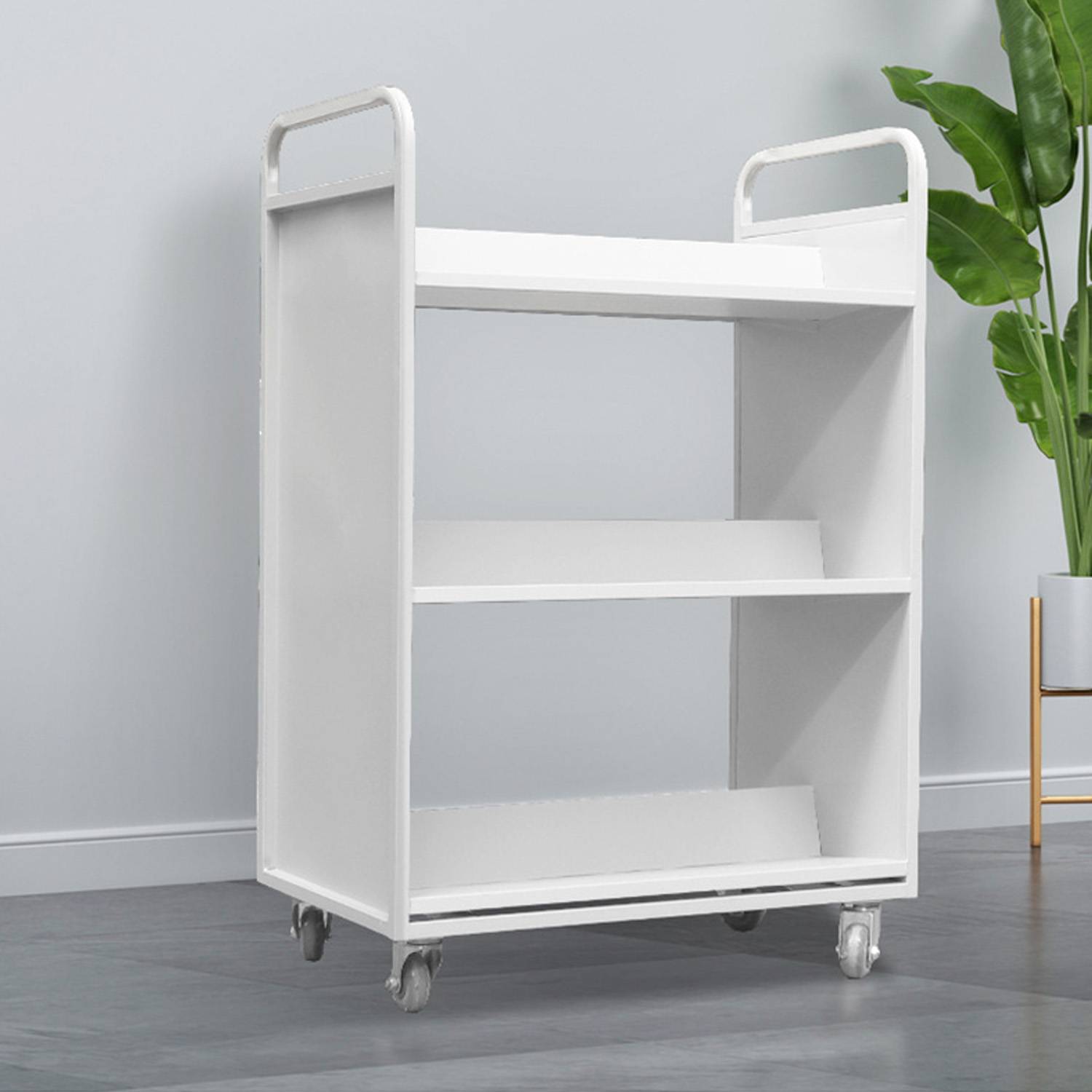 Metal Book Cart 2