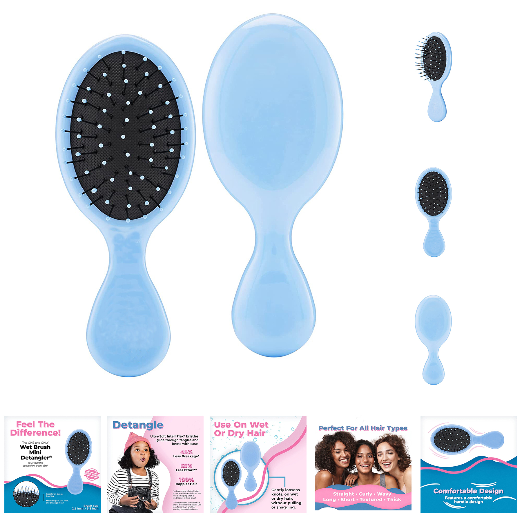 Squirt Detangler Hair Brush 2