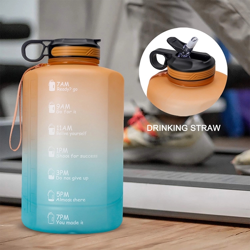 Custom 1 Gallon Water Bottle With Time Marker 10