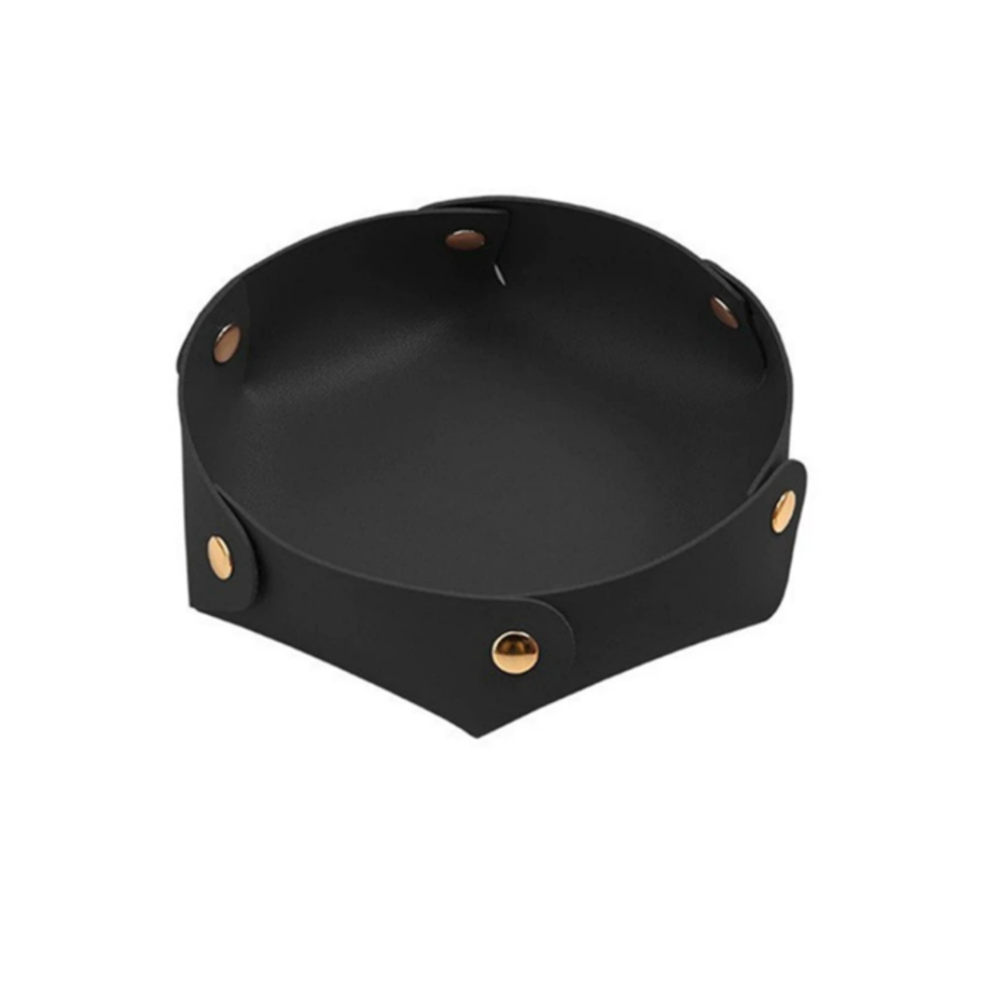 6.89?Foldable PU Leather Desk Sundries Storage Tray 5