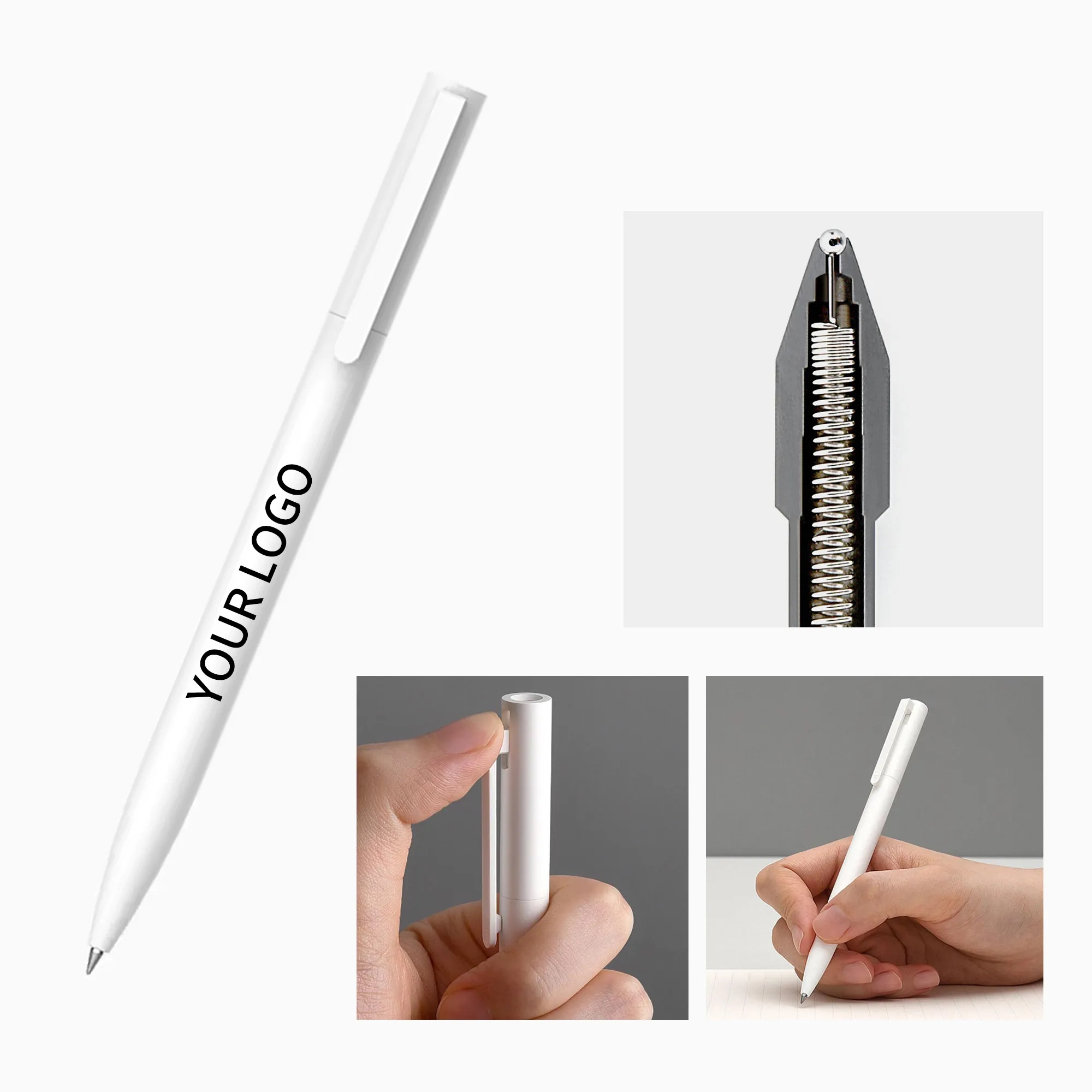 Reusable Gel Ink Ballpoint Pen Slim Lightweight for Promotions 1