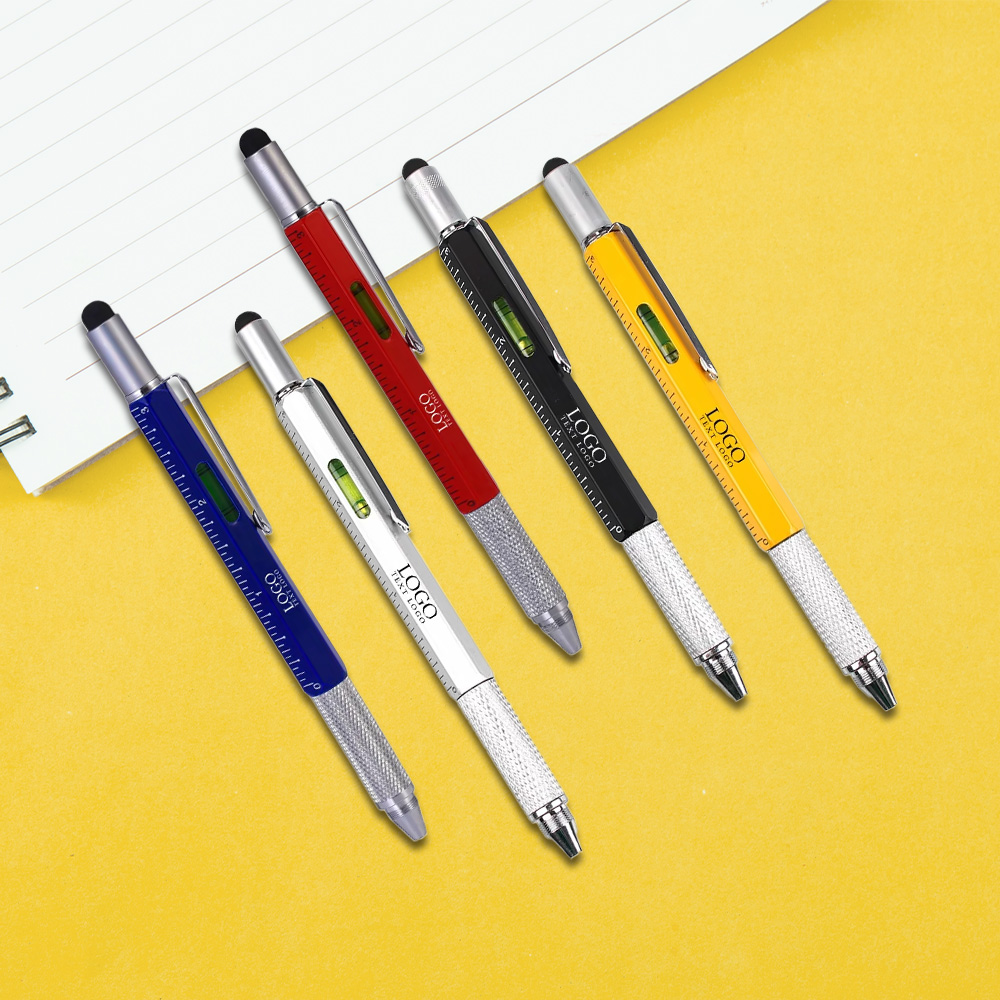 Promotional 6 In 1 Tech Tool Screwdriver Pen 10