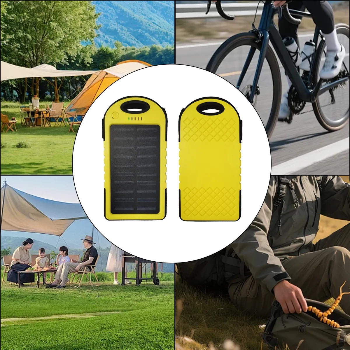Durable Solar Power Bank for Outdoor Charging 16