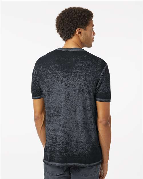 Unisex Acid Wash Burnout T-Shirt - 1350 16
