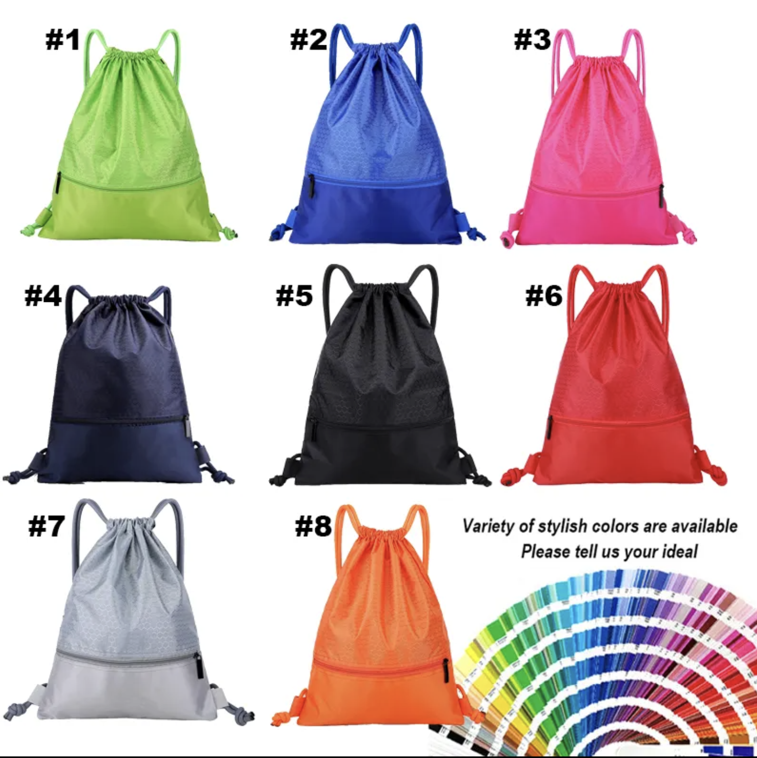 Polyester Shopping Drawstring Bag 3
