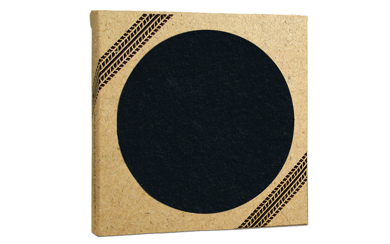 Circle Flat Tire Coaster 4CSET 1