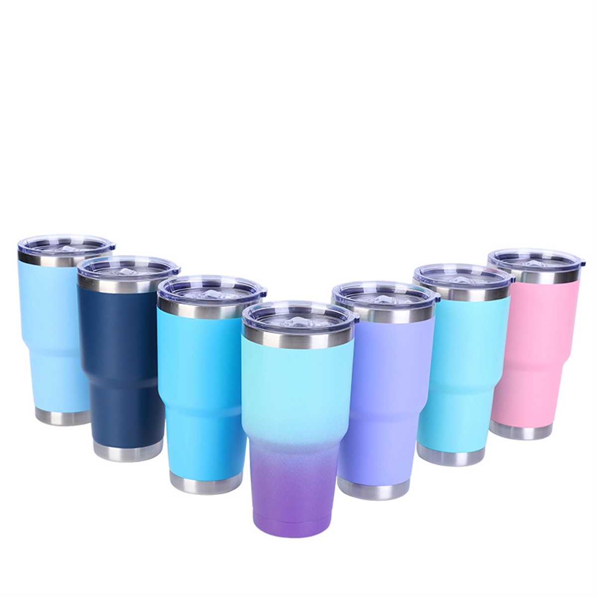 30Oz Insulated Tumbler With Lids 4
