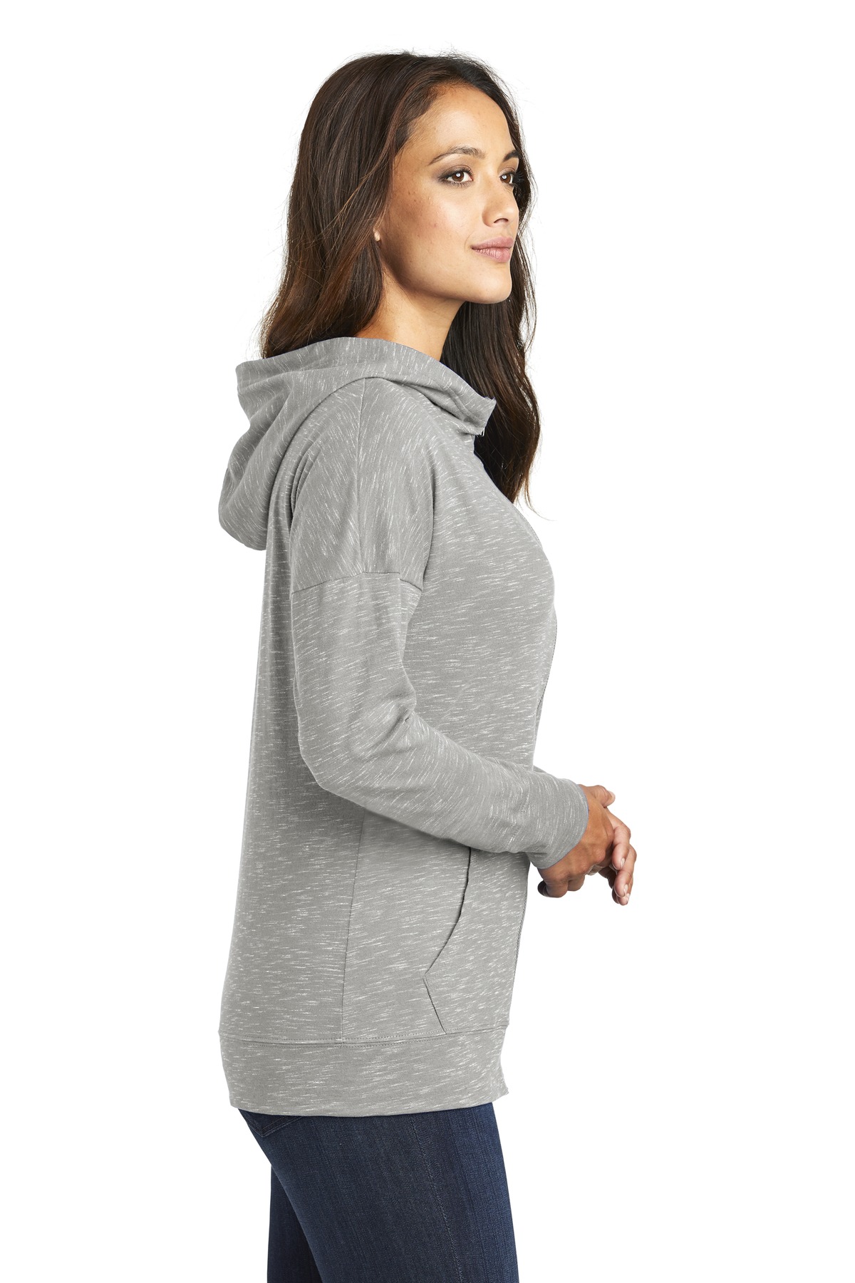 District Women's Medal Full-Zip Hoodie. DT665 10