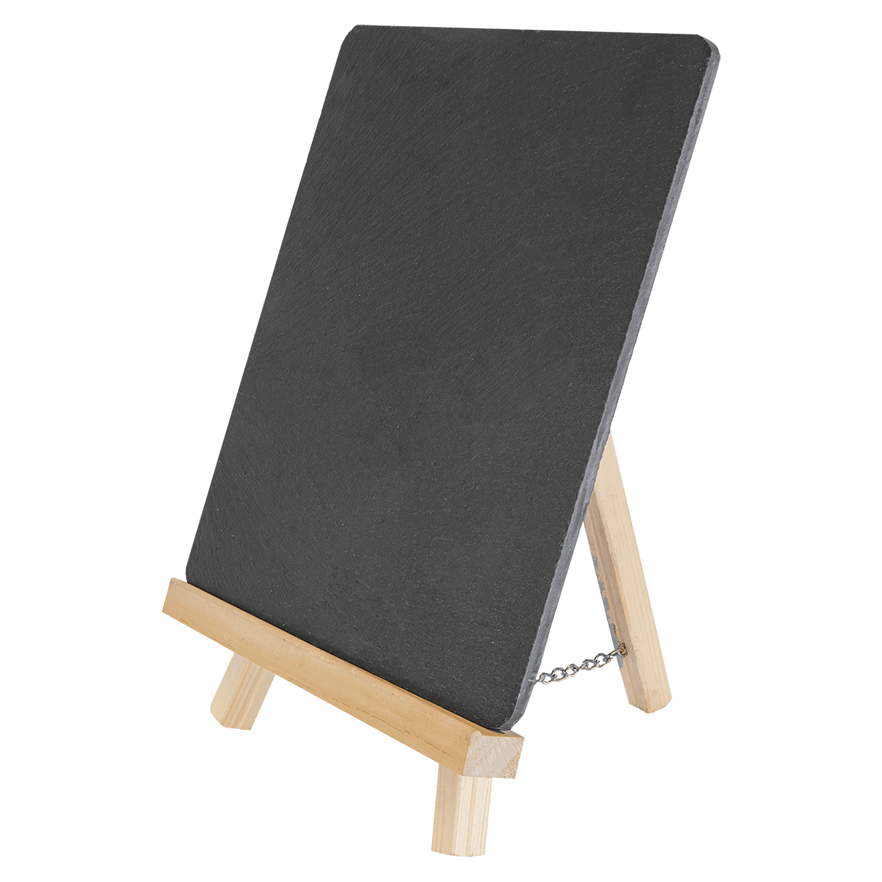 6 3/4" x 7 3/4" Wood/Slate Easel 2