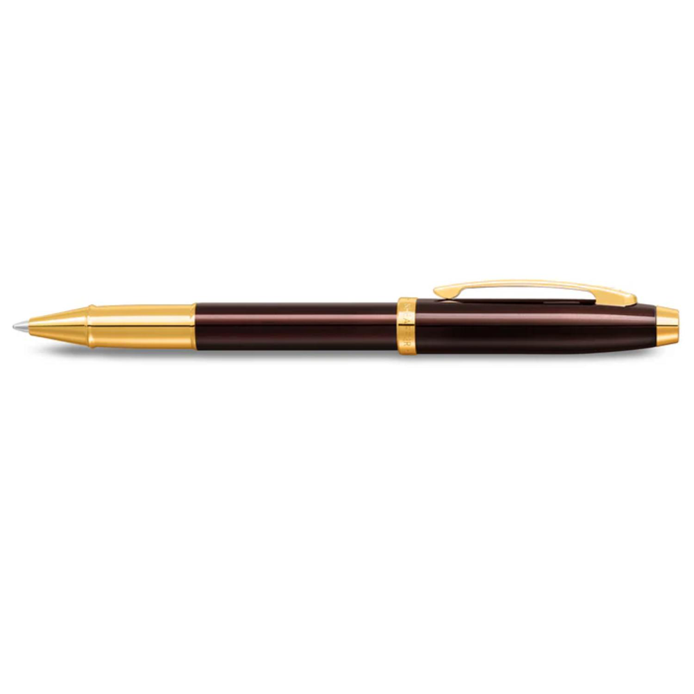 SHEAFFER® 100 9370 Glossy Coffee Brown Executive Rollerball Pen w/ Gift Box