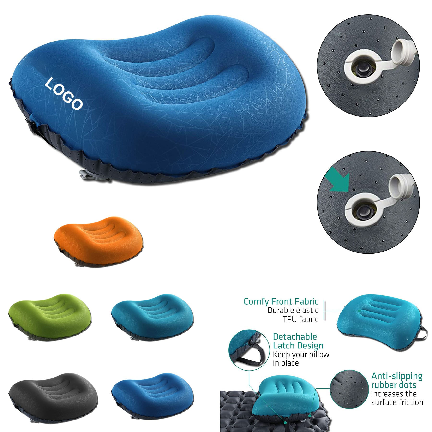 Ultralight Inflatable Camping Travel Pillow
