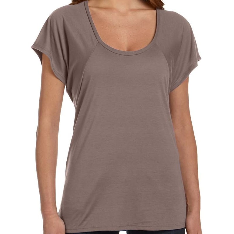 Bella Ladies Flowy Raglan T-Shirt 5