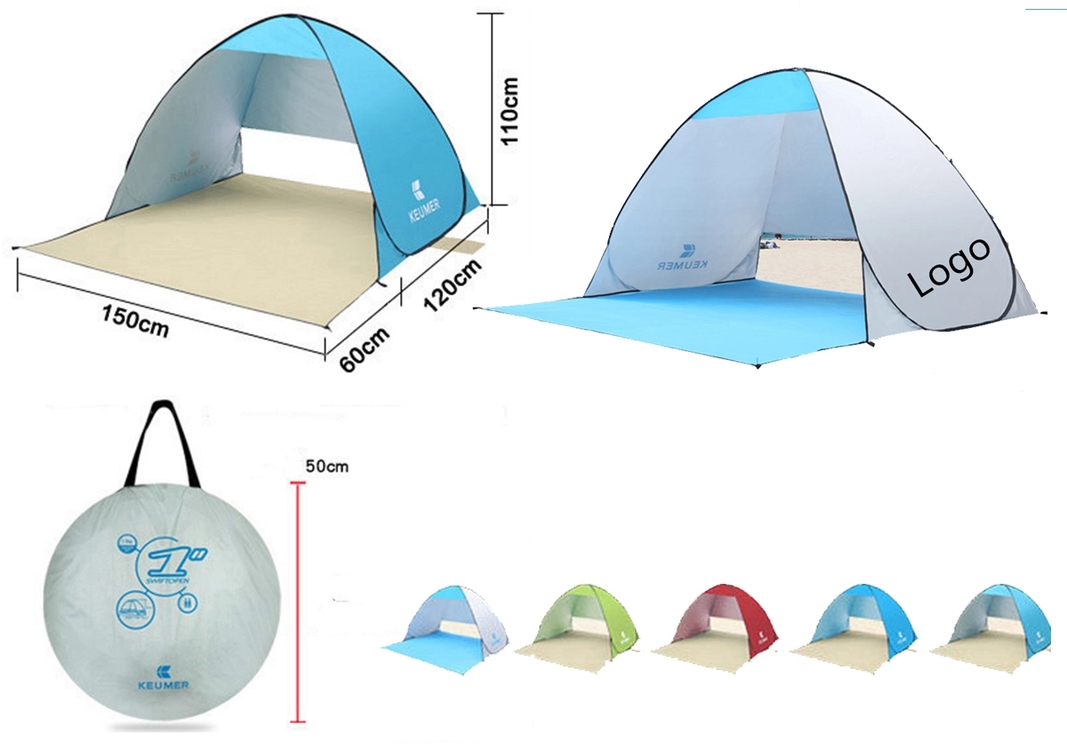 Pop Up Beach Tent-Lightweight Portable Cabana Sunshade 4