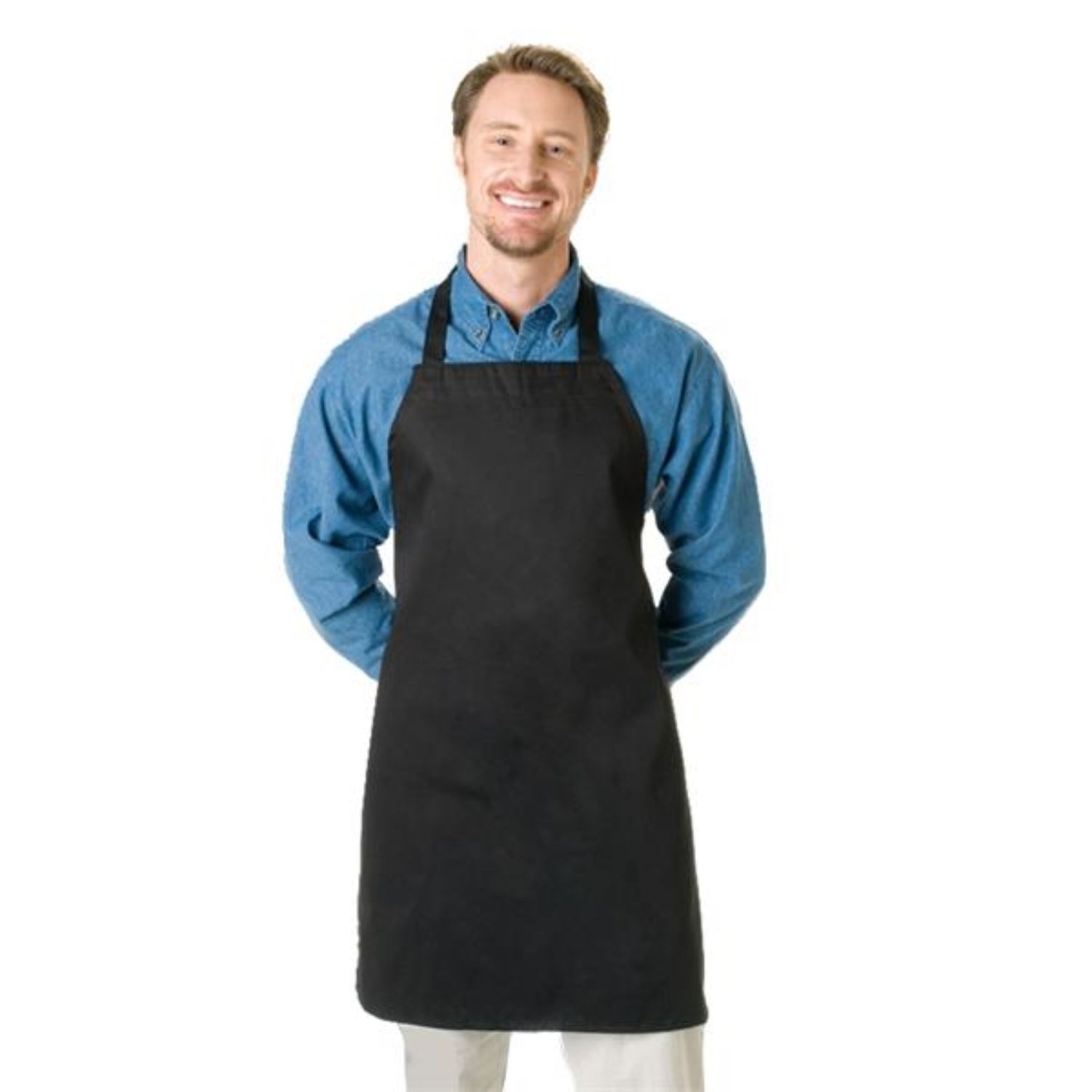 Dye-Sublimation Wide Bib Butcher Apron w/ Custom Imprint 3