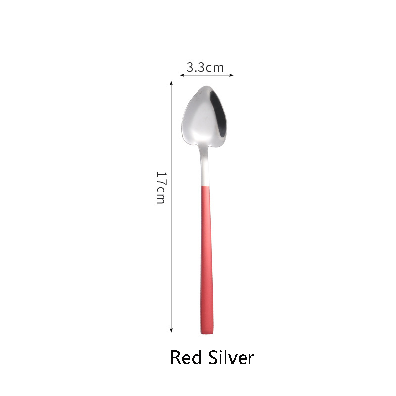 Stainless Steel Heart Coffee Spoons Ice Cream Scoop 14