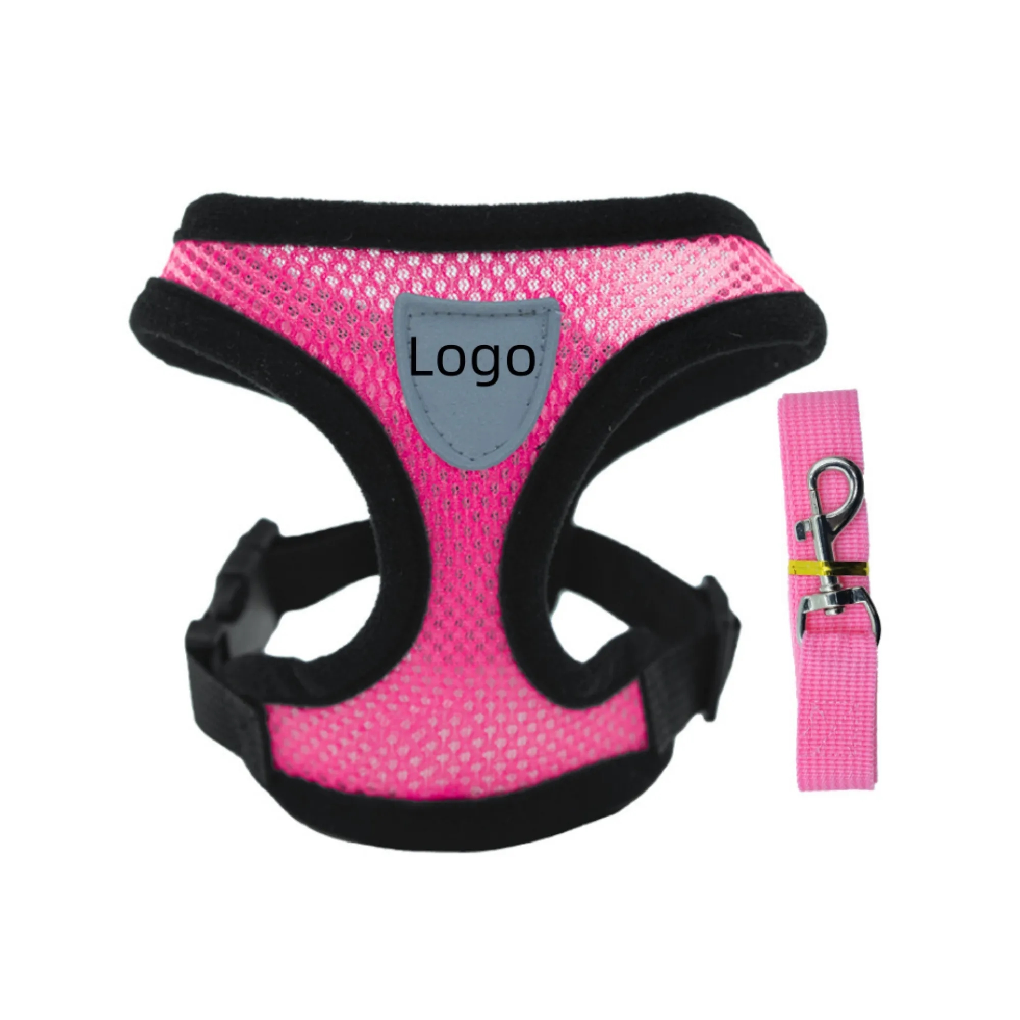Breathable Mesh Pet Harness Set 8