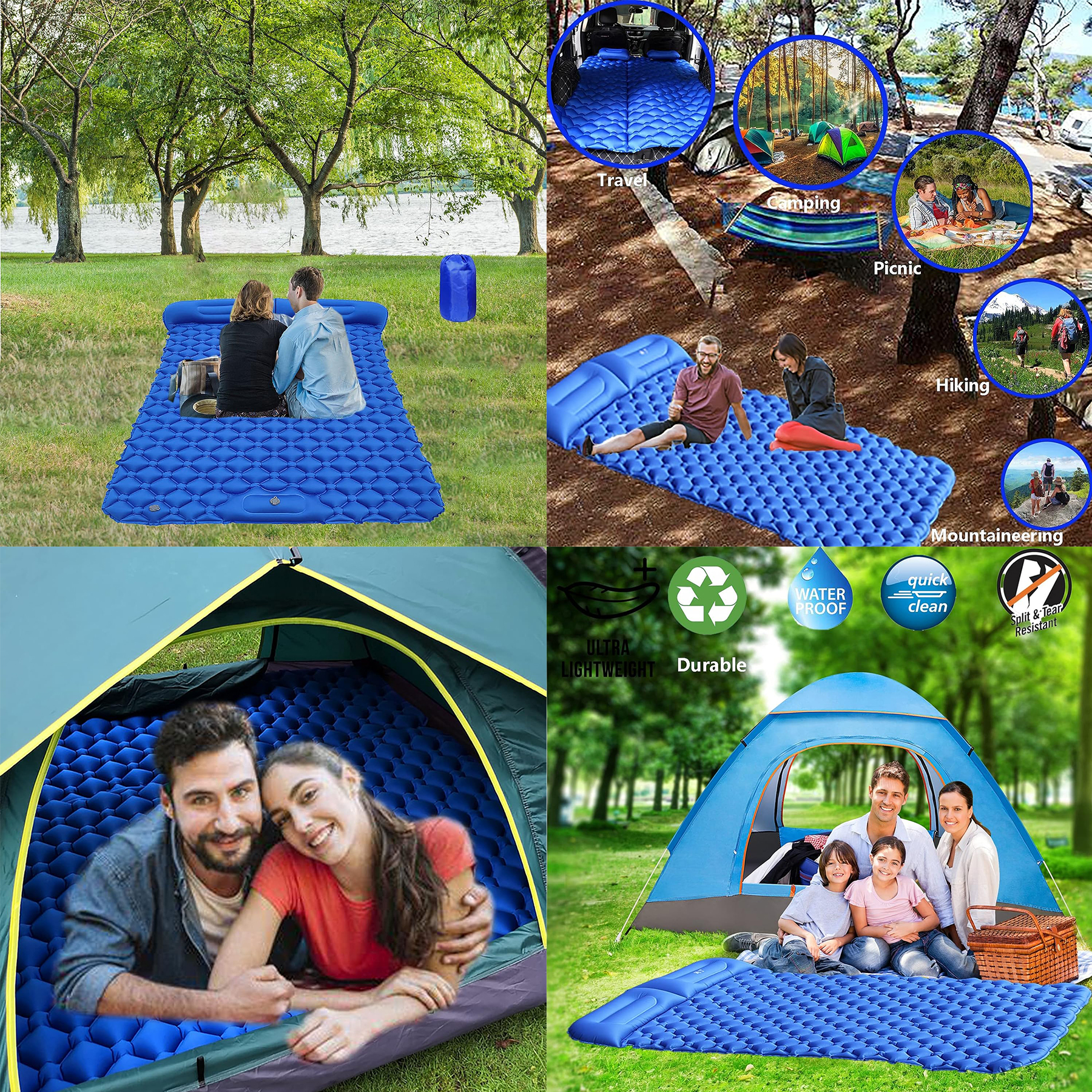 Self-Inflating Air Mattress for 2 People 3