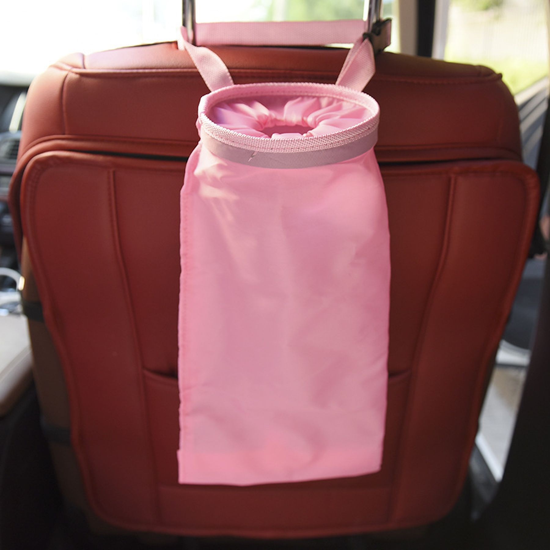 Waterproof Car Trash Can Back Seat Hanging Garbage Bag 13