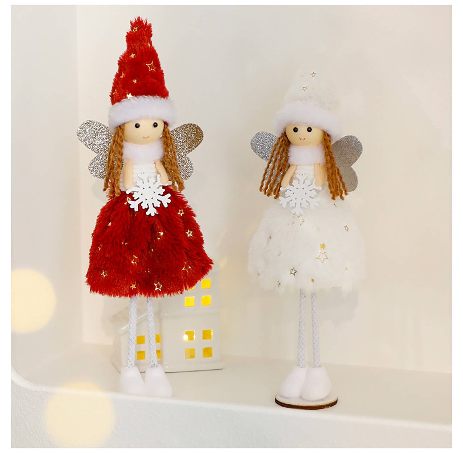 Cute Easter Plush Angel Doll Ornament 8