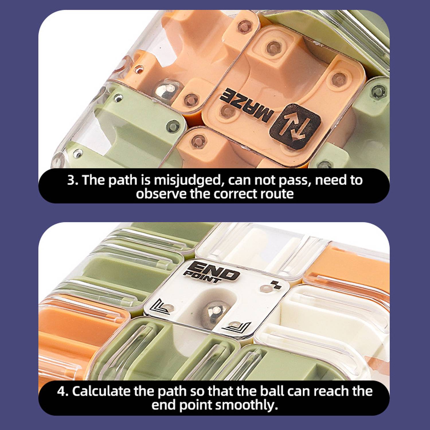 3x3 Maze Ball Cube Puzzle Toy 5