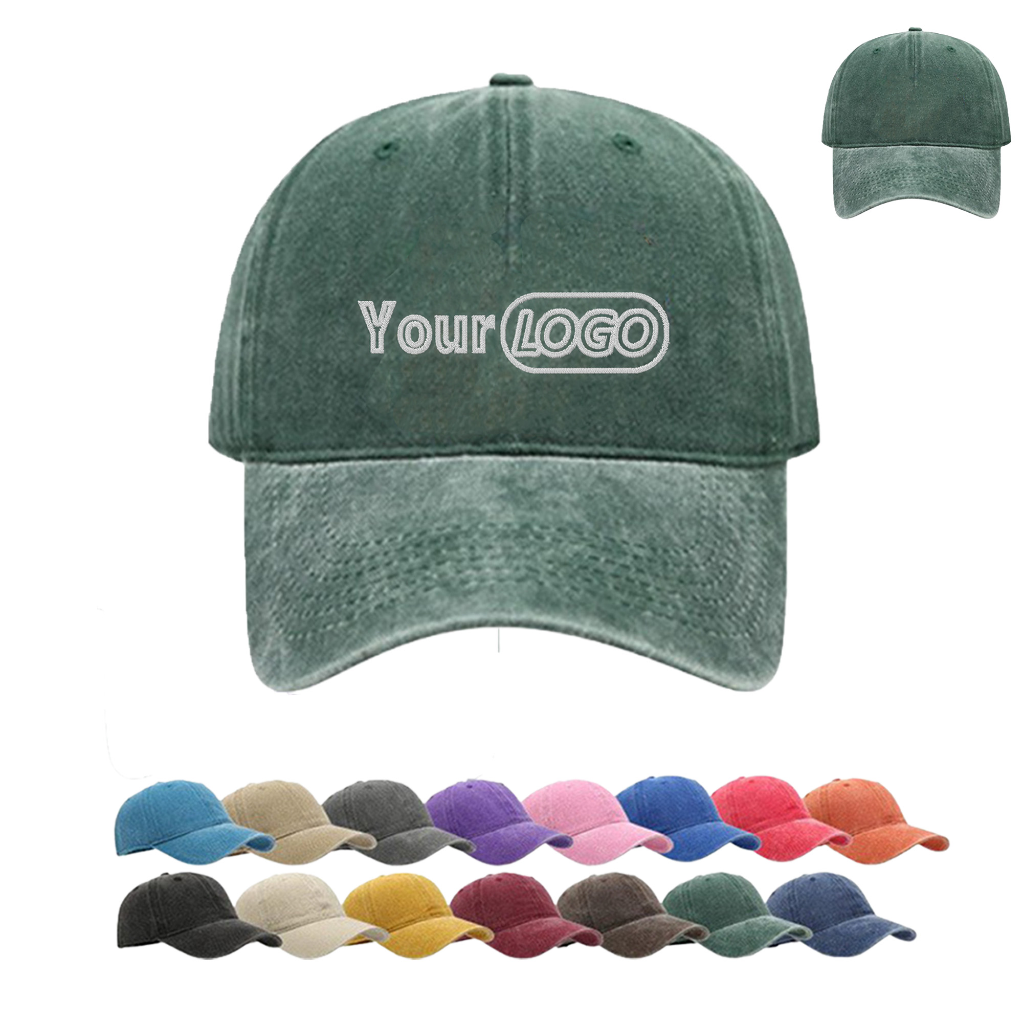Multi-Color Retro Adjustable Baseball Caps 3