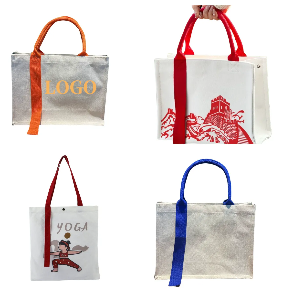 Cotton Tote Bag, custom tote bag with logo imprint 8