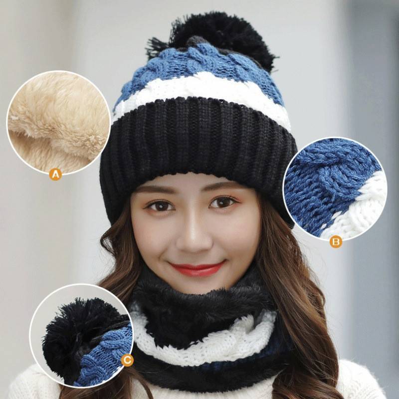 Winter Plush Double Layer Beanies 4