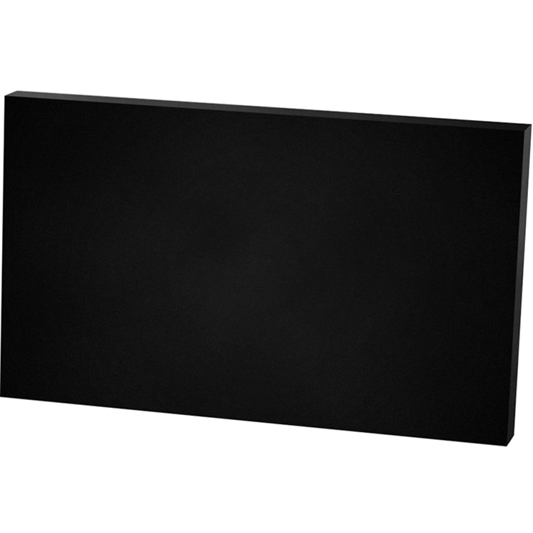 Black Rectangular Acrylic Paper Weight (3"x 5"x 3/8") Screen-printed 2