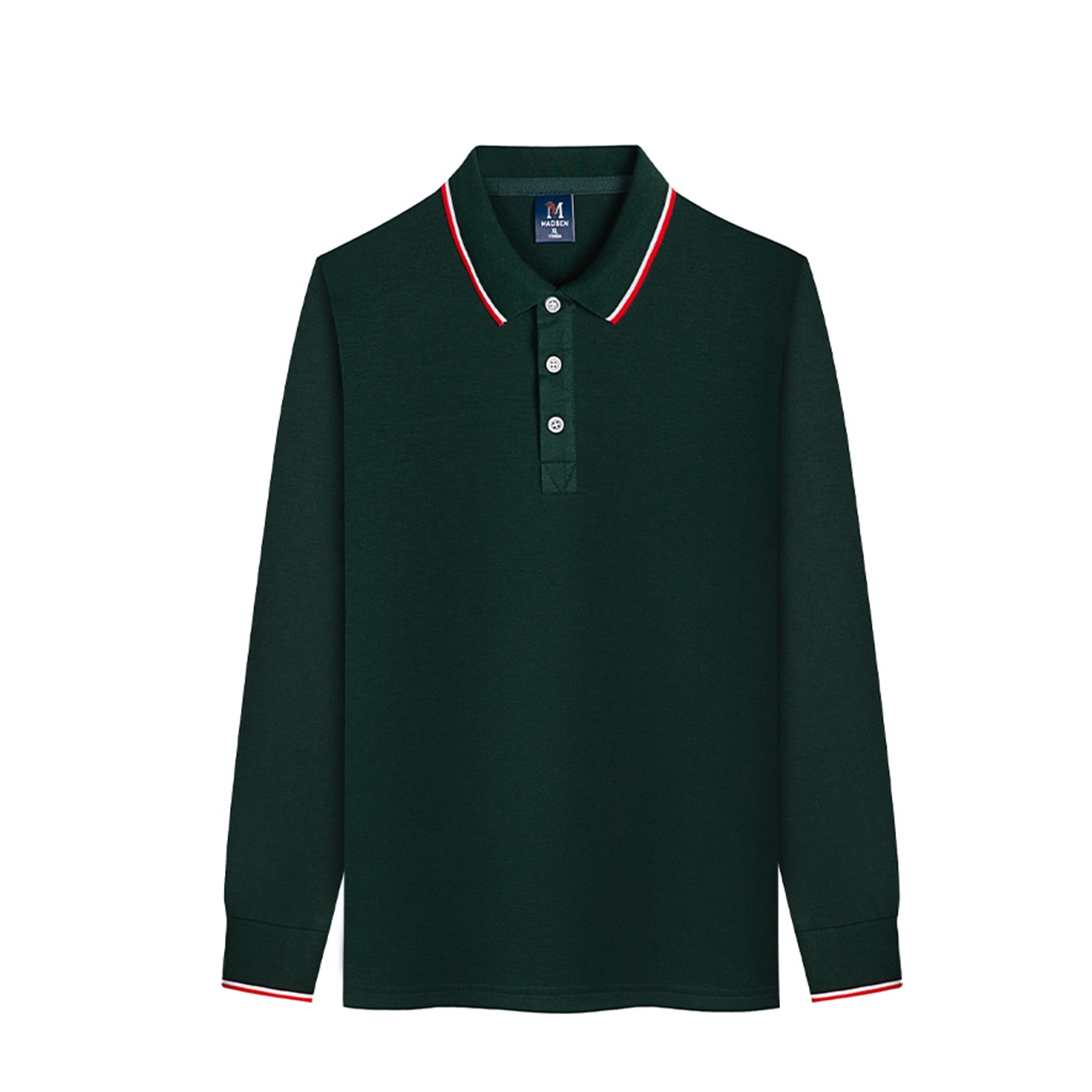 Unisex Classic Long Sleeve Polo Shirt 3