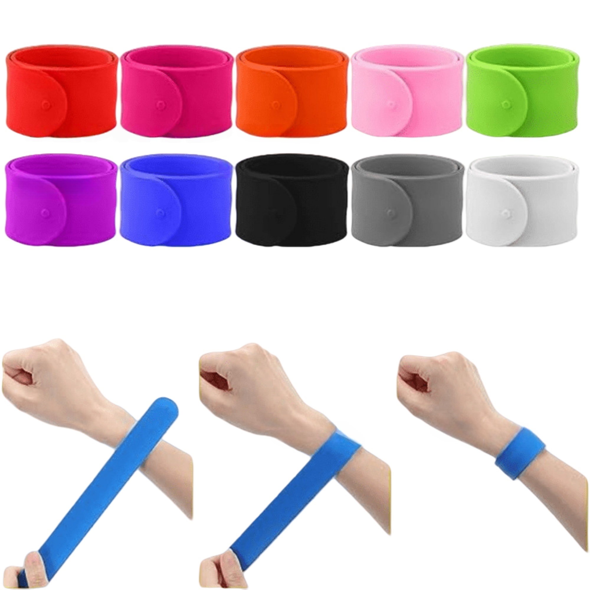 Soft Safety Silicone Slap Bracelet 2