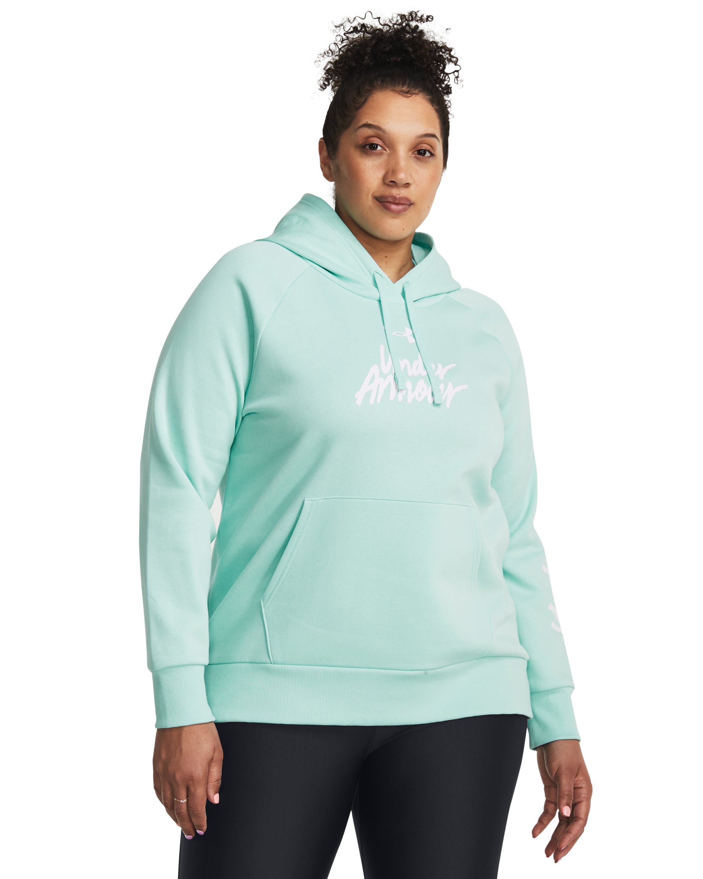 Women's UA Rival Fleece Big Logo Hoodie  3