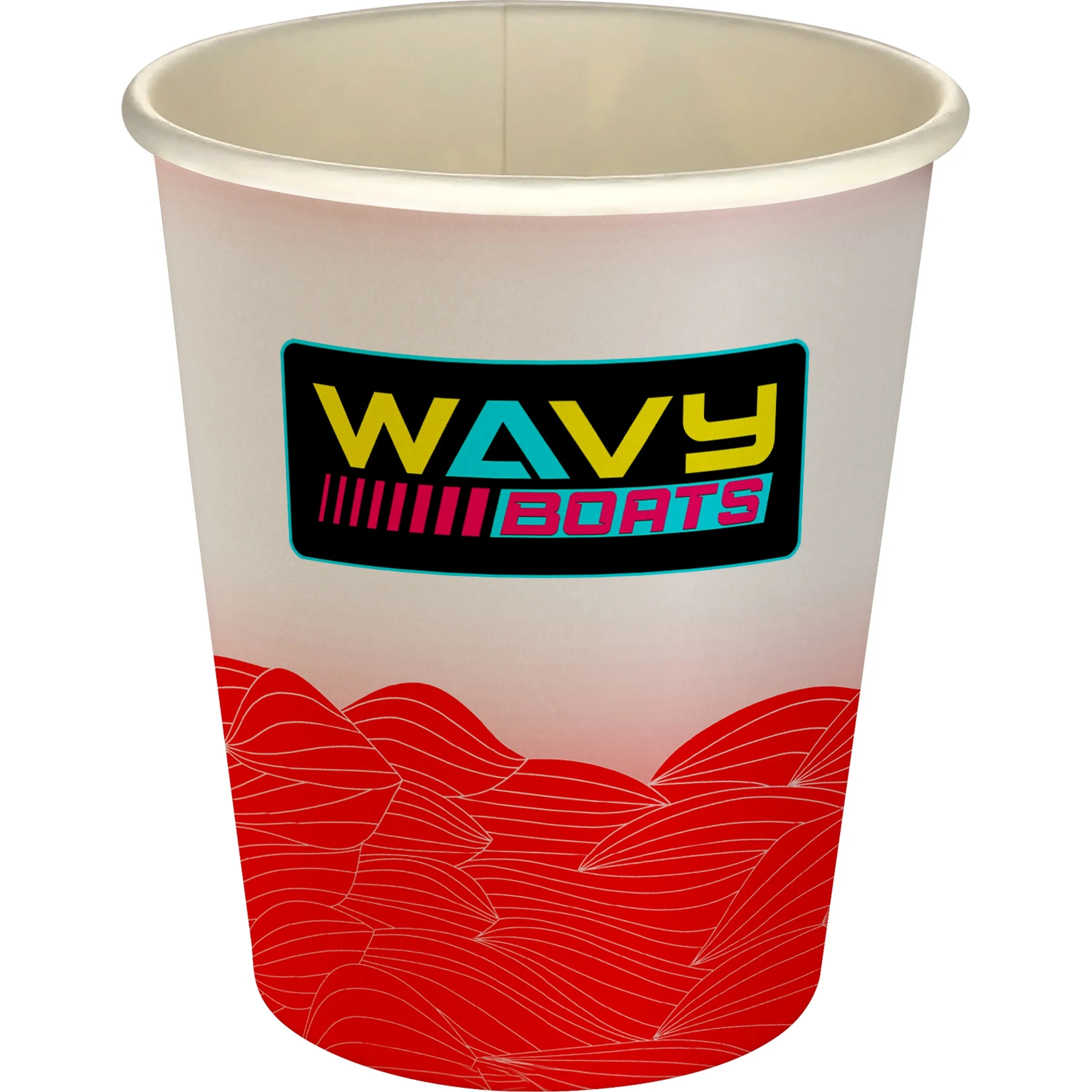 5 oz Full Color Turbulent Waves Paper Cup 17