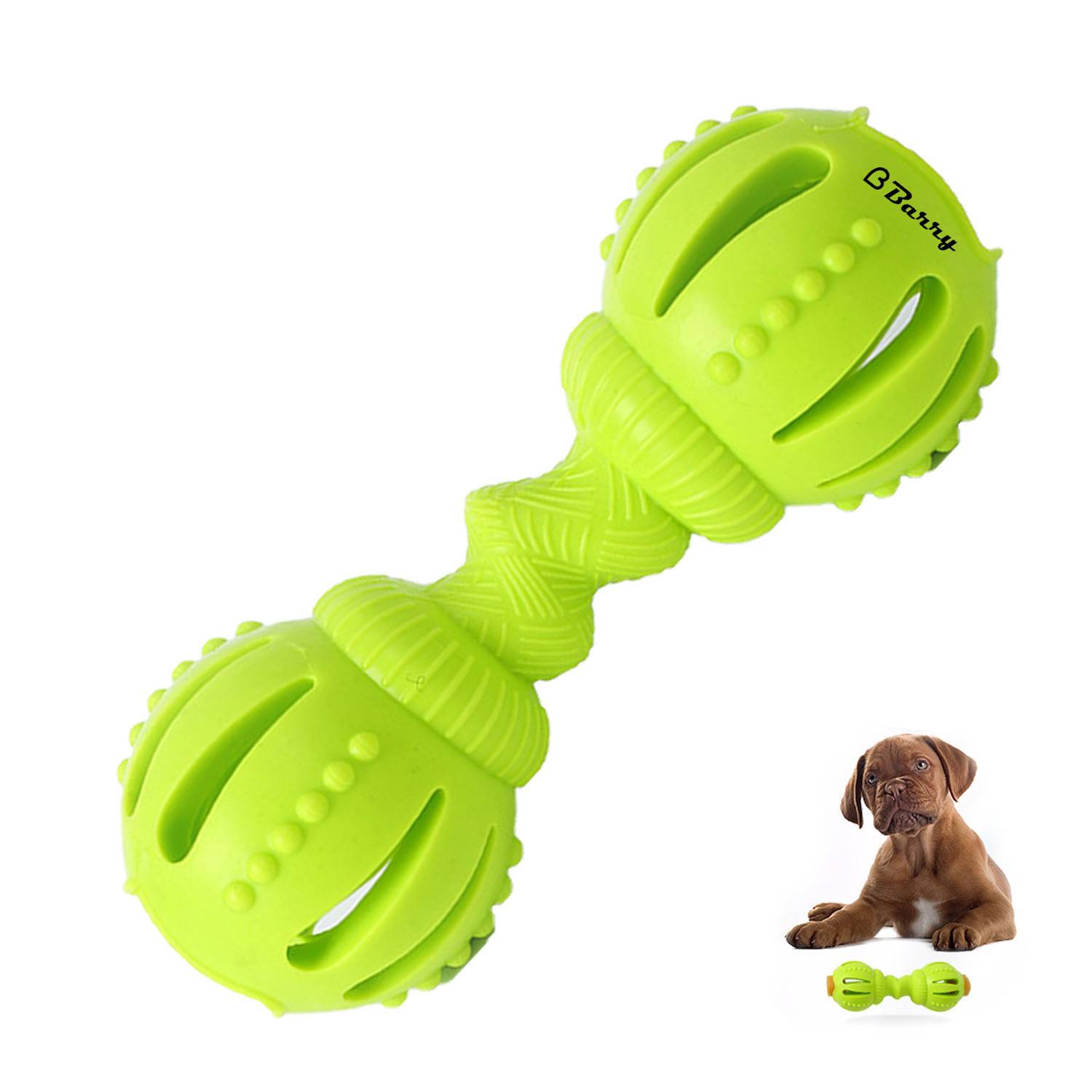 Pet toy dumbbell feeder 3