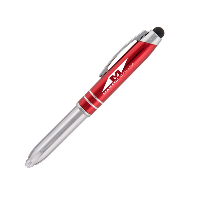 Madison 3-In-1 Ballpoint Stylus Pen (Red) 3