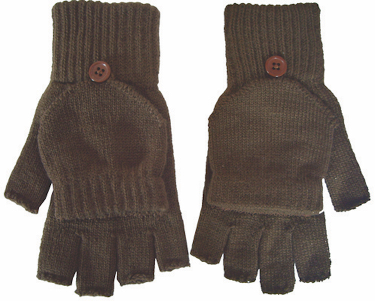 Fingerless Gloves w/Flap 19
