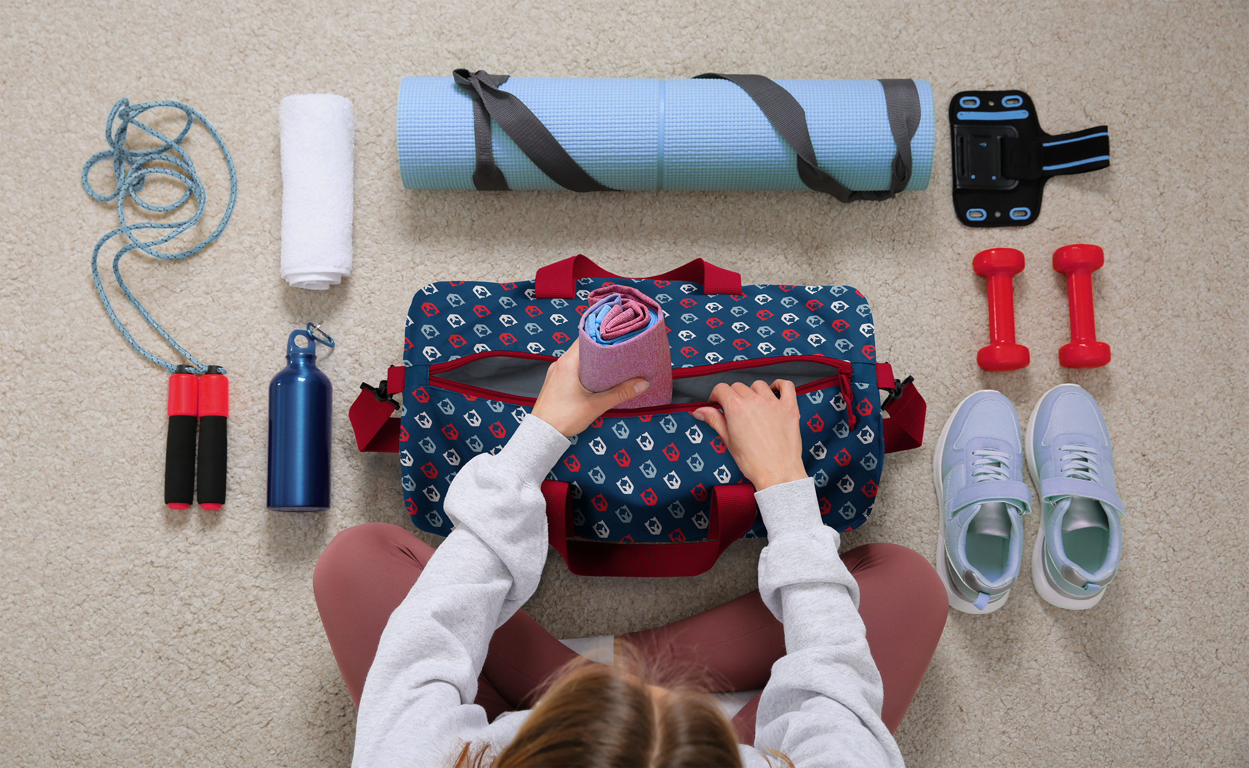Recycled Canvas Duffel Bag