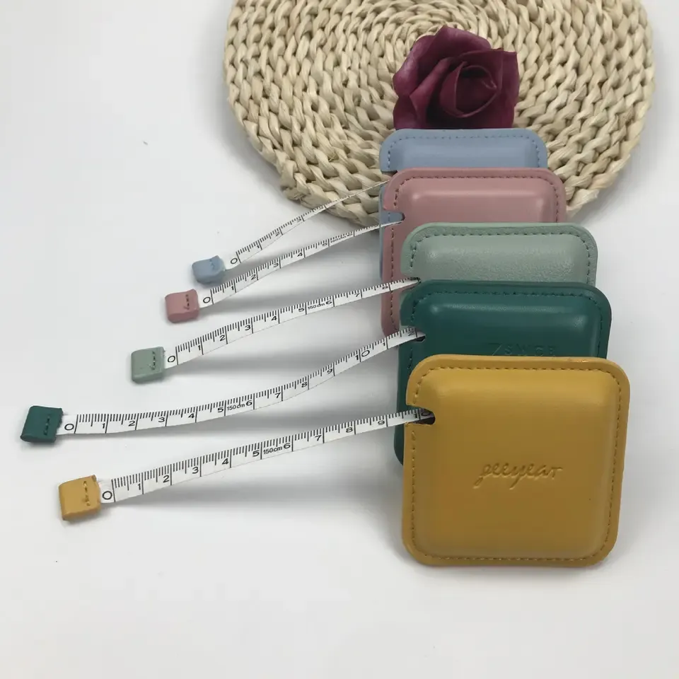 PU Leather Retractable Tape Measure 4