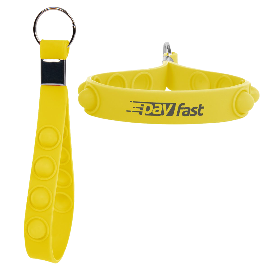 Pop Fidget Toy Keychain Wristband 3