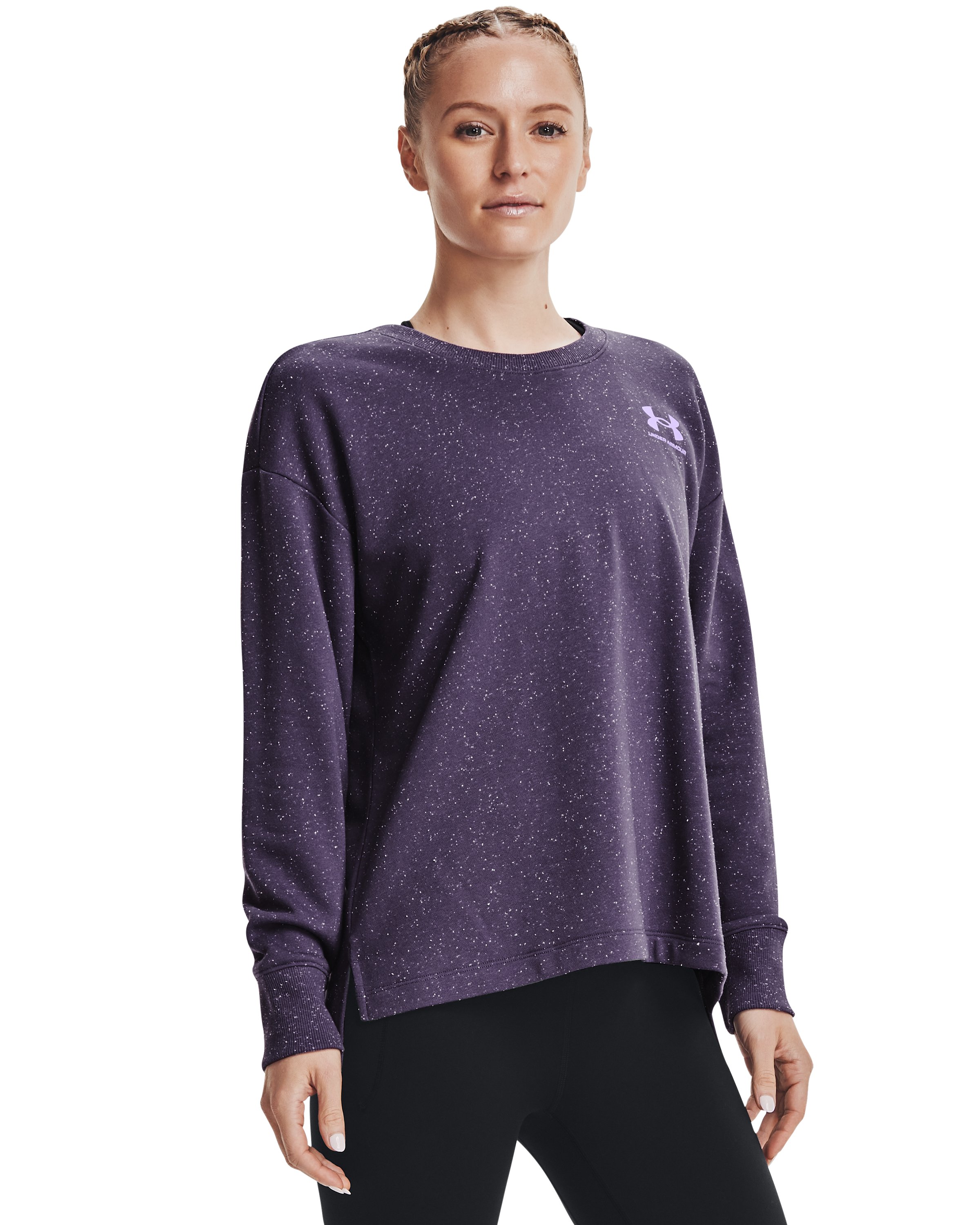 UA Rival Fleece Women's Oversized Crew 6